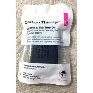 Carbon Theory Charcoal & Tea Tree Oil Breakout Control Facial Cleansing Bar*NIP